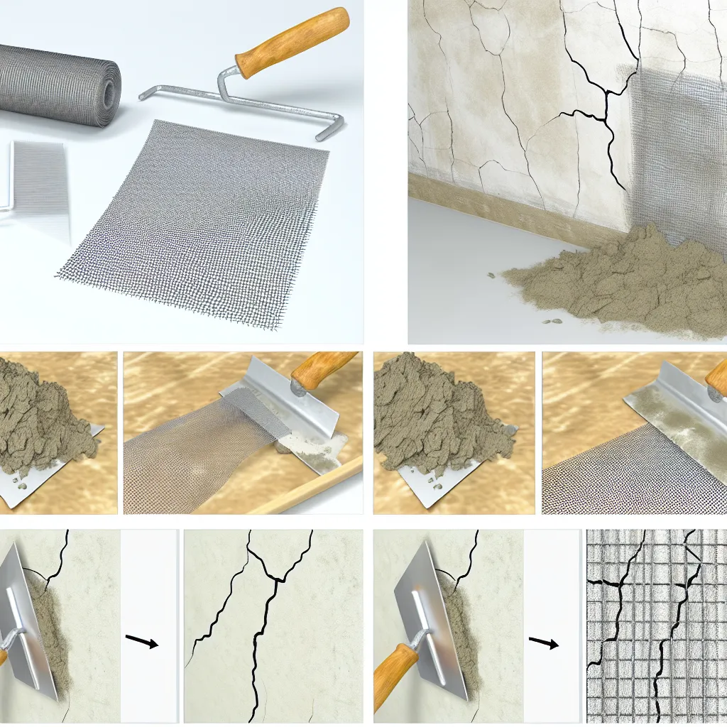 A háló helyes beágyazása a glettanyagba glettvassal