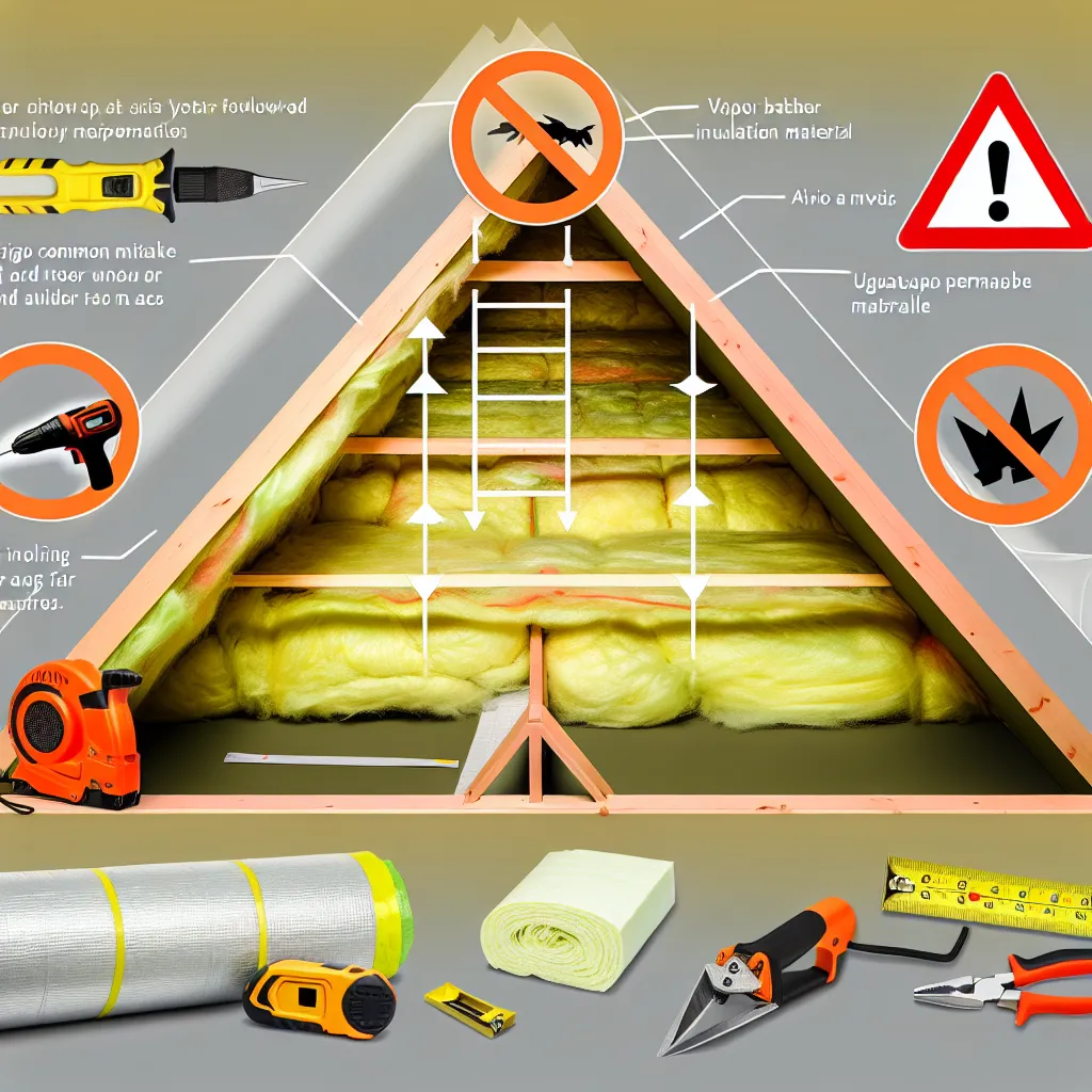 A padlás szigetelés rétegrend 3D keresztmetszeti ábrázolása