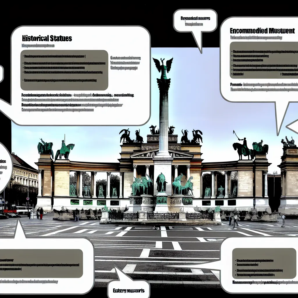 A történelmi királyok szobrai a Hősök tere kolonnádjában