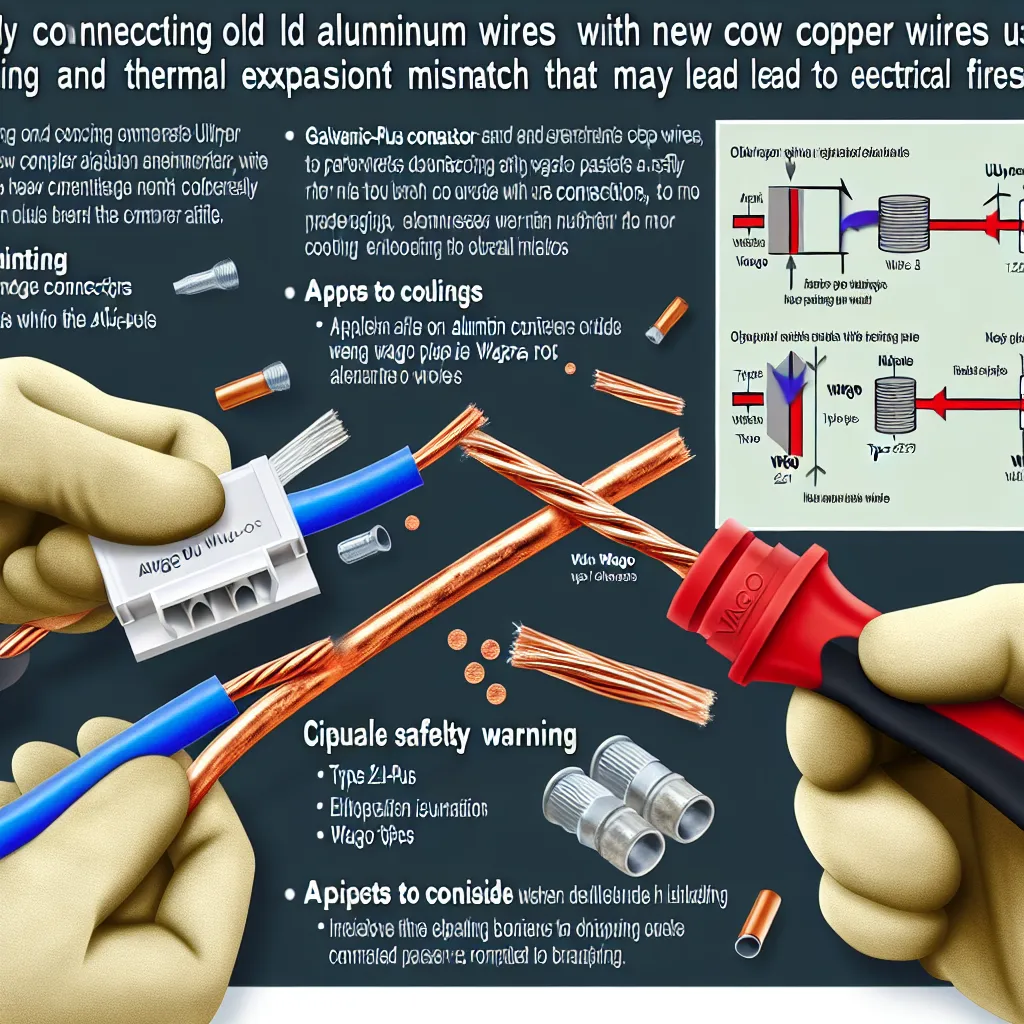 Elégett alumínium és réz kötés galvanikus korrózió miatt egy fali dobozban