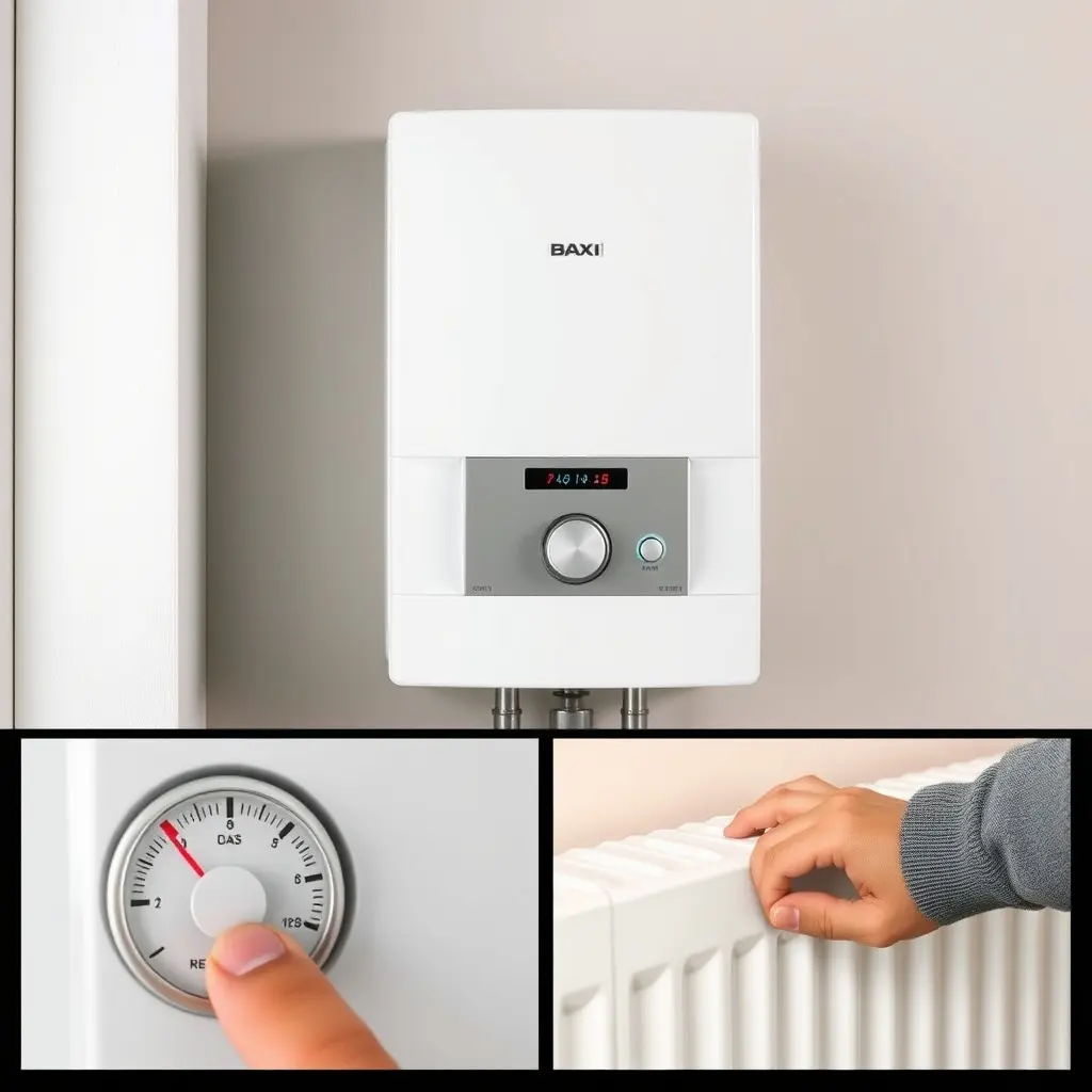 Baxi Luna kazán újraindítása – fali gázkazán hibakóddal a kijelzőn