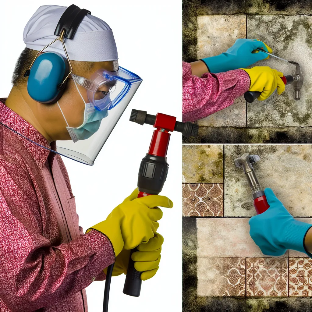 Fürdőszoba előkészítése bontáshoz: ajtó fóliázása és kád védelme