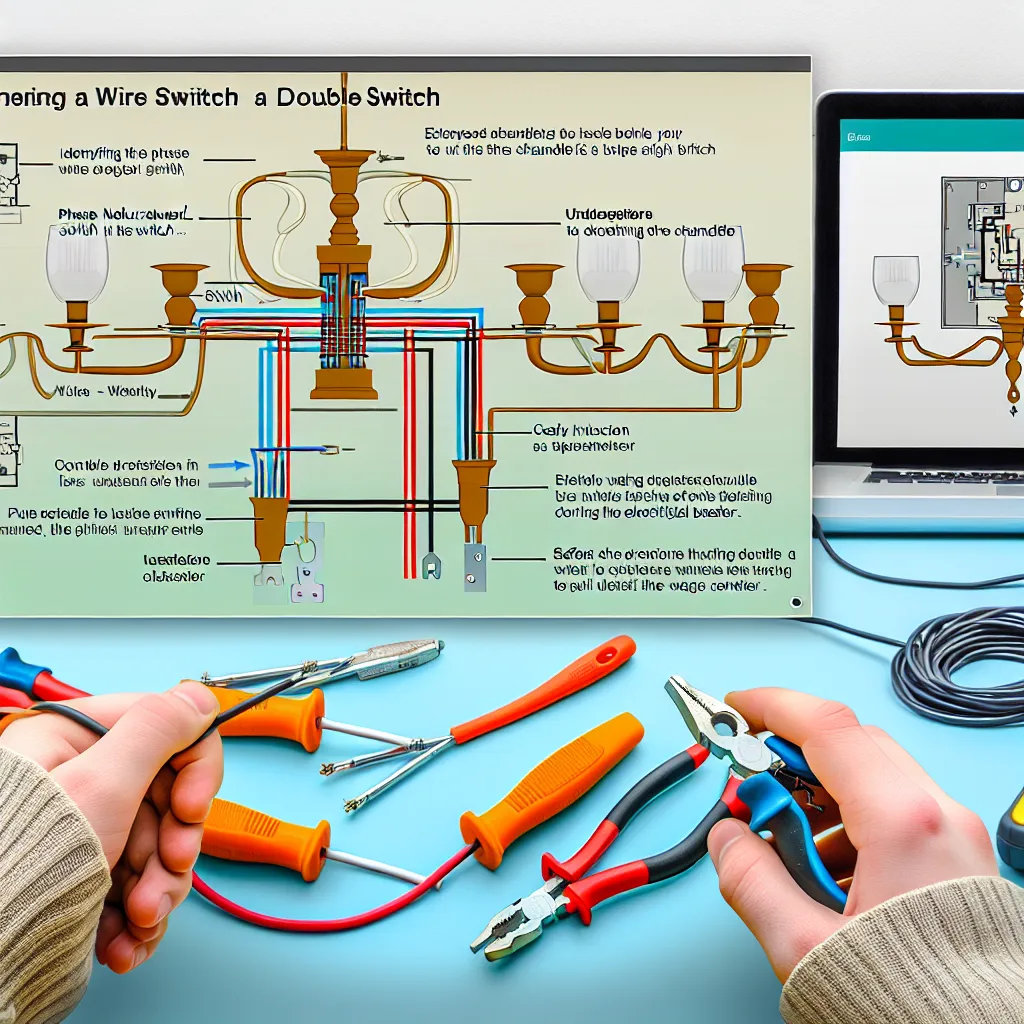 Csillárkapcsoló hátulja és bekötési pontjai: Fázis bemenet és elmenő szálak