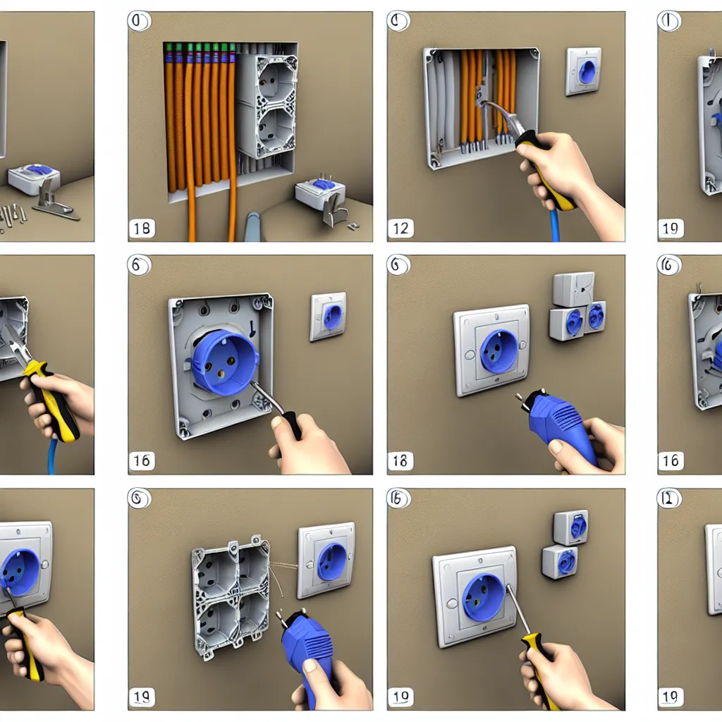 Łączenie przewodów elektrycznych w puszce za pomocą złączek WAGO