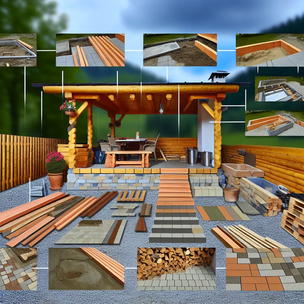 Eszközök és anyagok egy csákányosi piknik terasz építéséhez