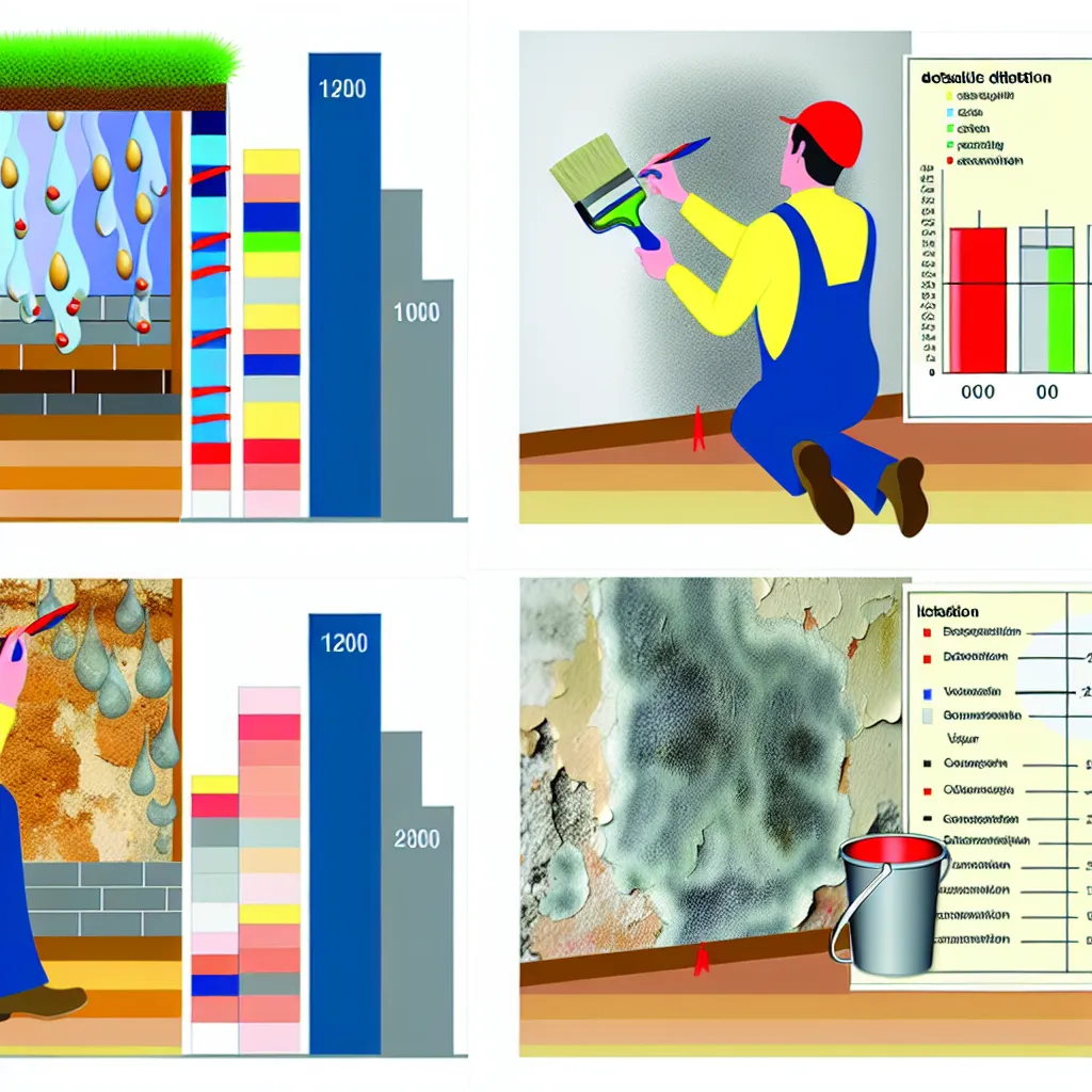 Falak páraáteresztésének működése ábra: lélegző vs. párazáró festék