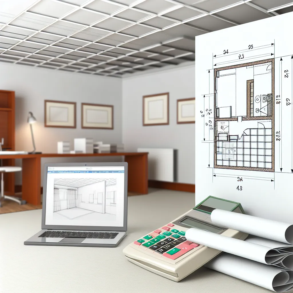 Gipszkartonozás árak kalkulátor tervezés tervrajzzal és számológéppel