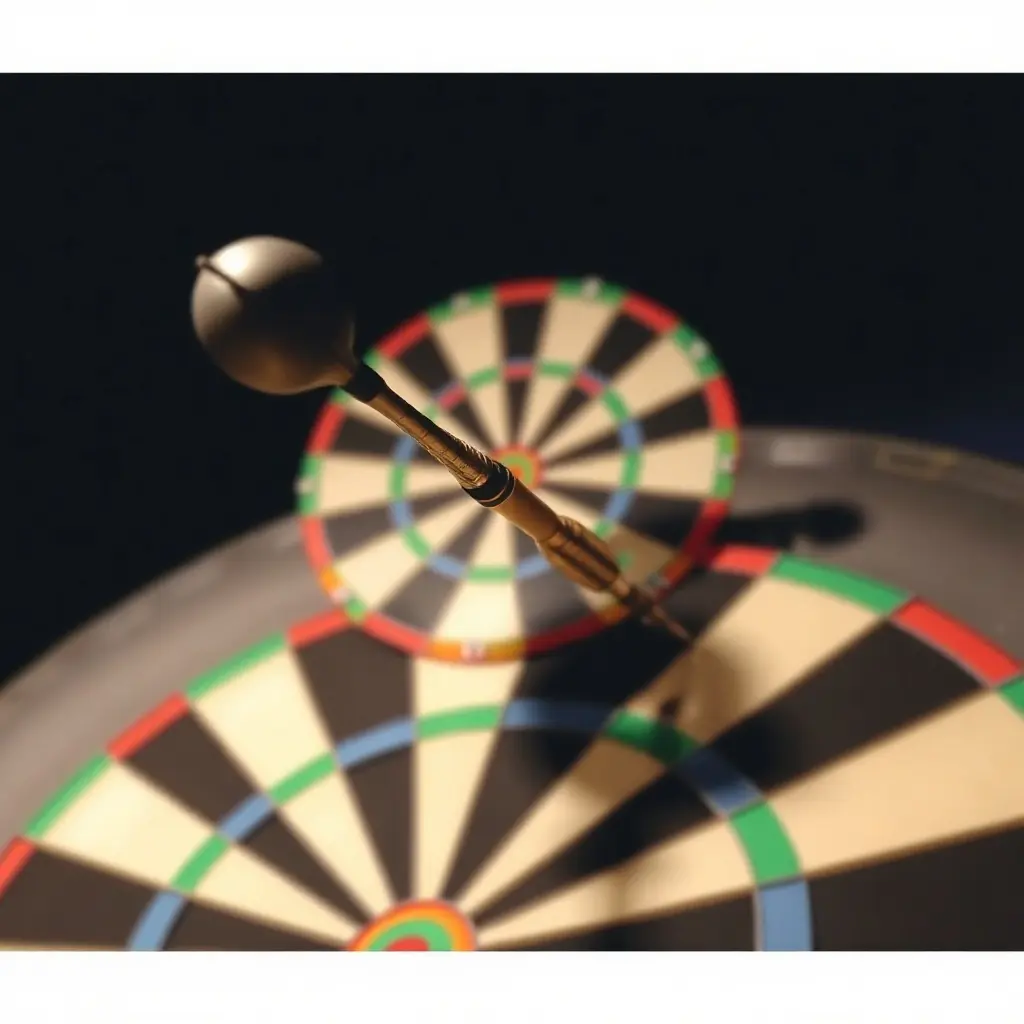 Három nyíl a triple-20-ban – darts meccs eredmény közelkép
