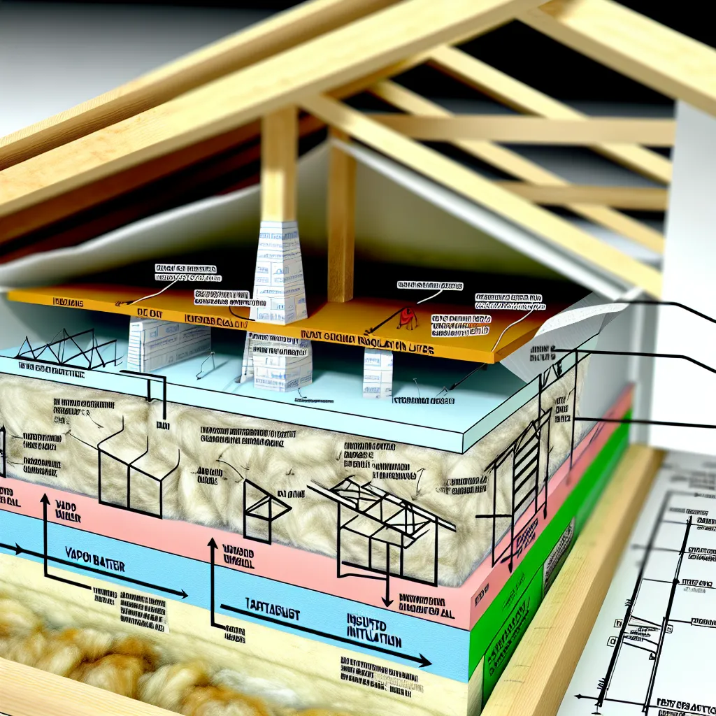 Helyes födém szigetelés rétegrend ábrája betonfödém esetén