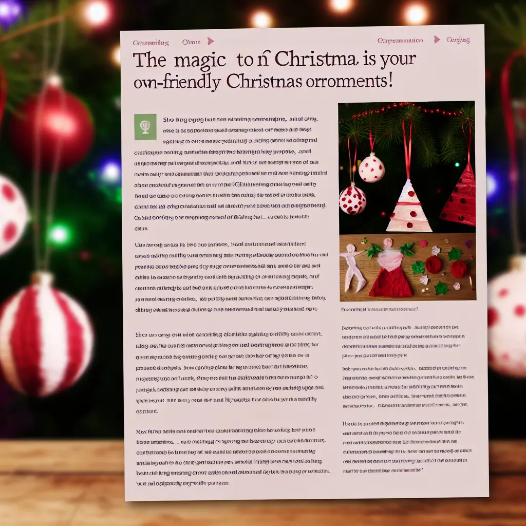 Karácsonyi díszek készítéséhez szükséges alapanyagok és eszközök