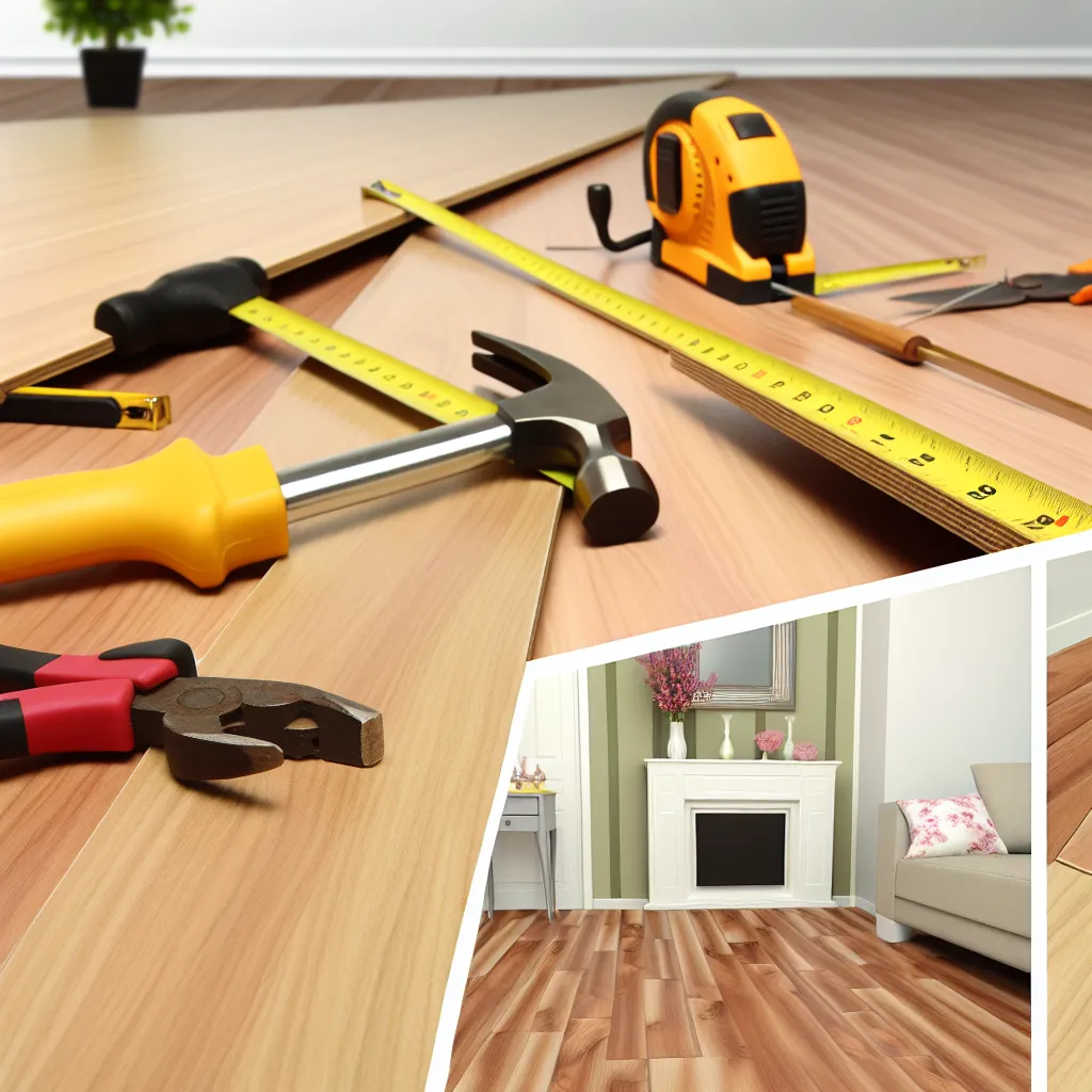 Laminált padló lerakásához szükséges szerszámok és eszközök