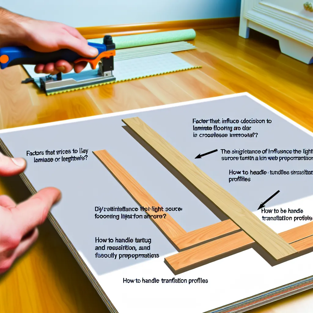 Laminált parketta lerakása hosszában vagy keresztben