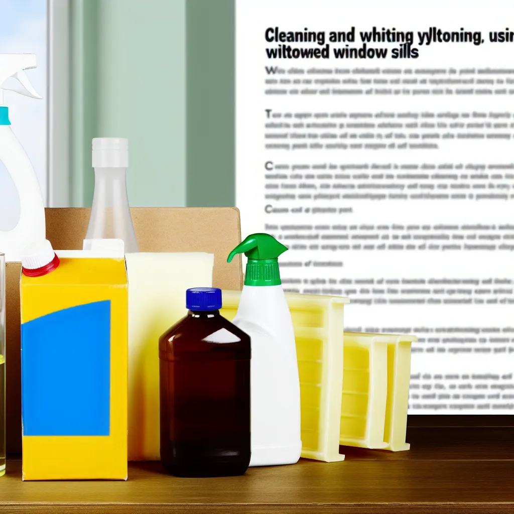 Műanyag ablakpárkány tisztítása szódabikarbónás pasztával és szivaccsal