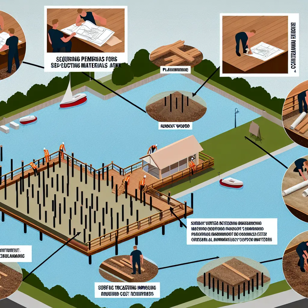 Móló terasz tervezése és engedélyeztetése, építési tervekkel