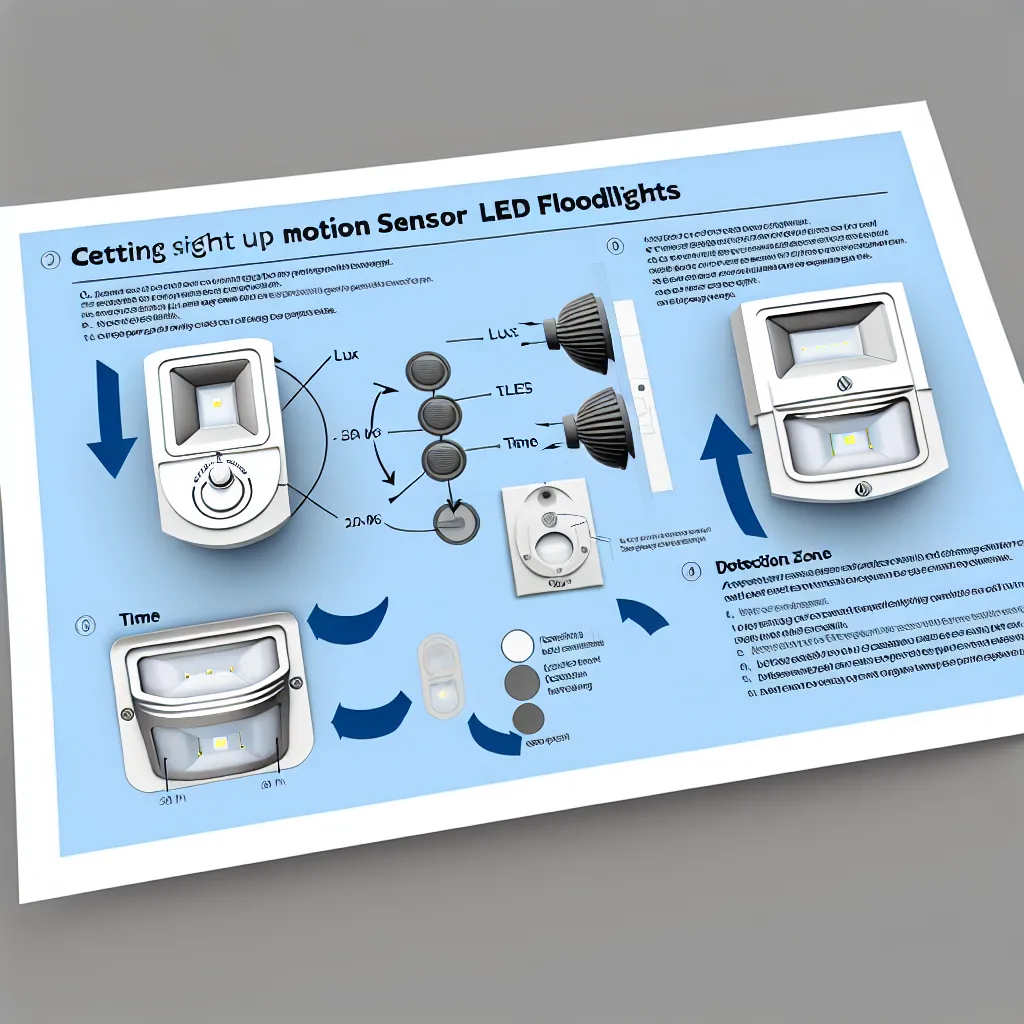 Mozgásérzékelő beállító gombok: Lux, Time és Sens potméterek közelről
