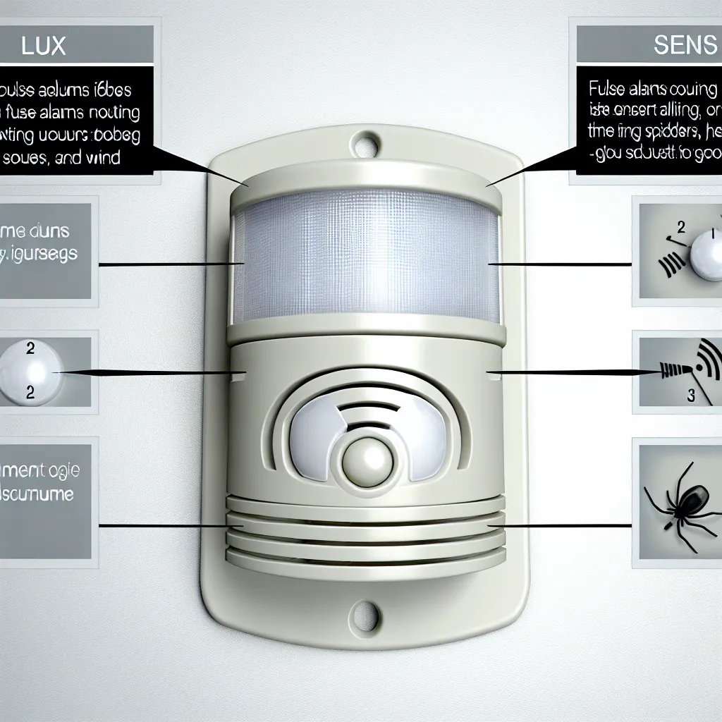 Mozgásérzékelő működési elve és zónái diagram