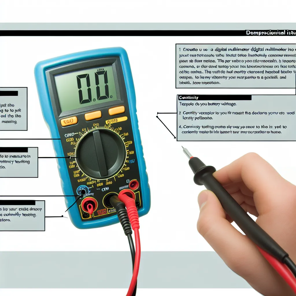 Digitális multiméter tárcsájának beállítása egyenfeszültség méréshez