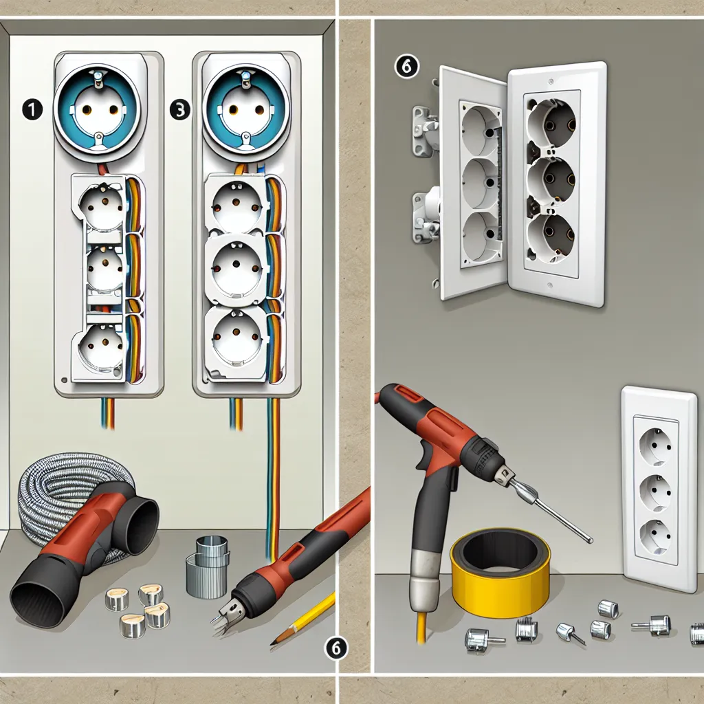 Niezbędne materiały do przeniesienia gniazdka: przewód YDYp, gniazdo natynkowe, listwa maskująca i złączki WAGO