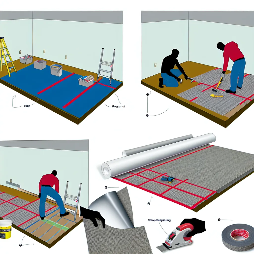 Padlószőnyeg rögzítése: Így nem púposodik fel!