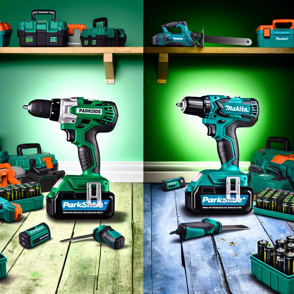Parkside X20V és Makita LXT akkumulátorok összehasonlítása