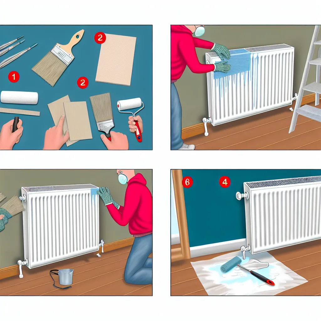 Radiátor csiszolása és előkészítése festés előtt
