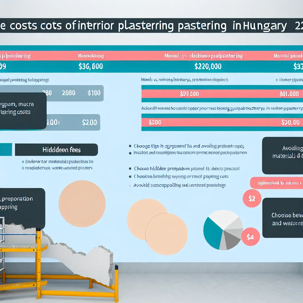 Szakember gépi vakolást végez egy téglafalon, bemutatva a technológia hatékonyságát