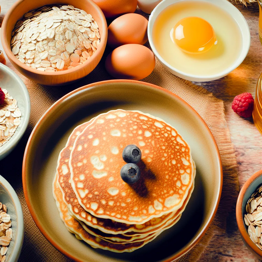 Zab palacsinta recept alapanyagok: zabpehely, tojás, tej és turmixgép